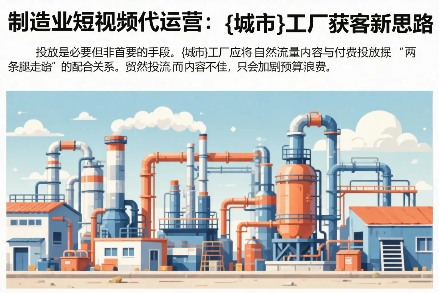 制造业短视频代运营：上蔡工厂获客新思路